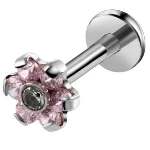 Piercing Monroe Diamant rose