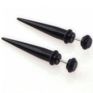Faux Piercing Homme Oreille noir